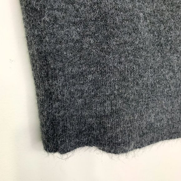 NWT EXPRESS Dark Grey Mock Neck Tunic Sweater Sz XS - Picture 6 of 13